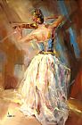 Anna Razumovskaya Blue Note 3 painting